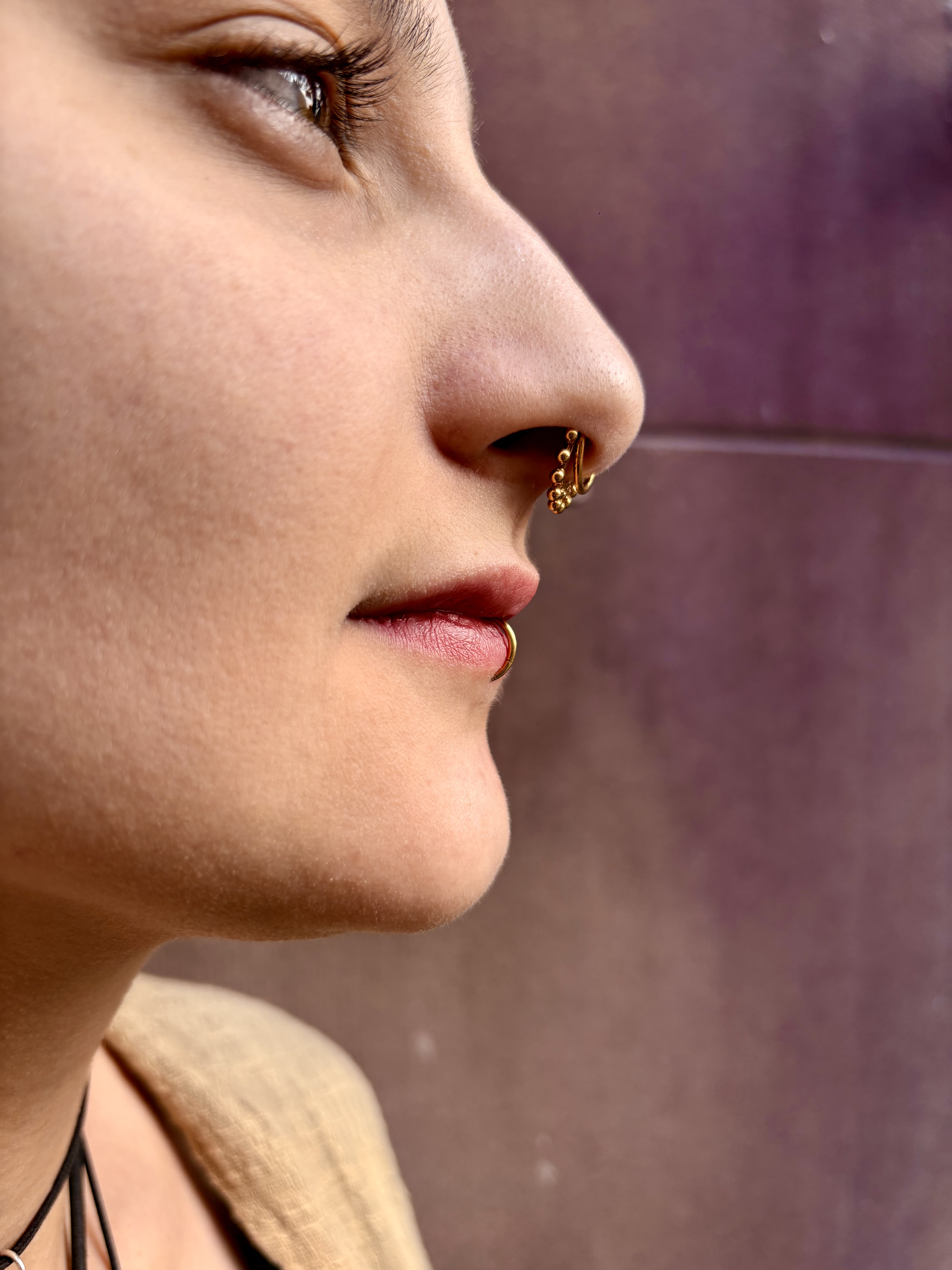 Piercing réalisé par MJ